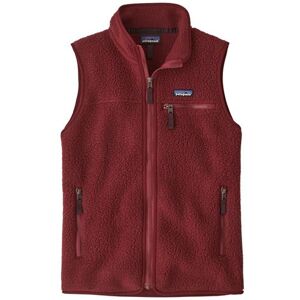 Patagonia Womens Retro Pile Vest, Carmine Red XXL