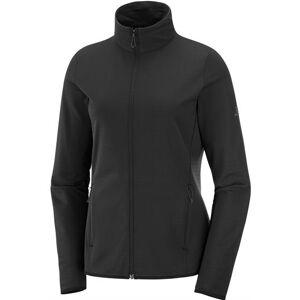 Salomon Outrack Full Zip Midlayer Womens, Black XS