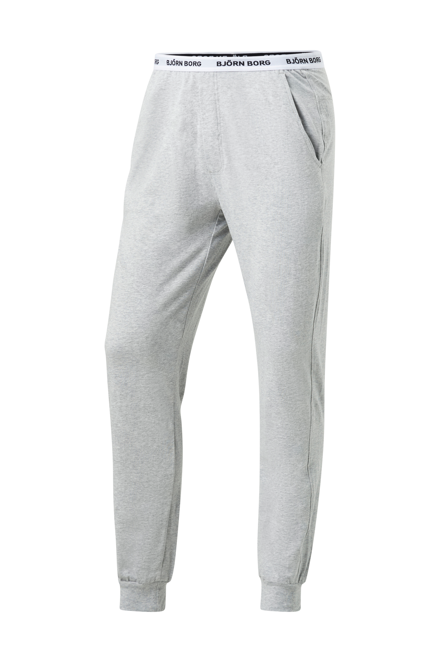 Borg - Pyjamasbukser Cuffed Solid - Grå - S – Sammenlign priser med Kelkoo