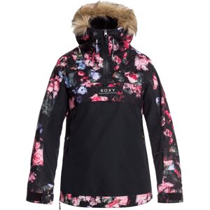 Roxy SHELTER ANORAK TRUE BLACK BLOOMING PARTY XS