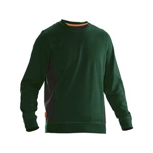 Leipold+Döhle Sudadera, verde y negro, talla M