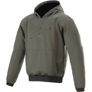 Alpinestars Sudadera con capucha de Moto  Ageless Verde Militar-Mezcla