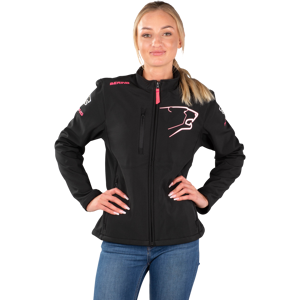 Bering Chaqueta Softshell  2016 Mujer Negro-Fucsia