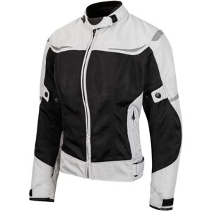 Moore Chaqueta De Moto Para Mujer Color Negra Y Blanca Talla M