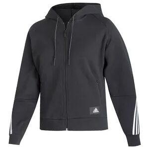 Adidas WRAPPED 3-STRIPES - Sudadera mujer black/white