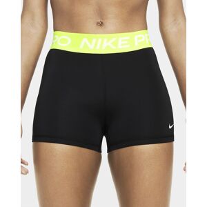 Pantalón corto Nike Nike Pro Negro y Amarillo fluorescente para Mujeres - CZ9857-013