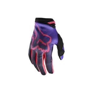 Guantes Fox Mujer 180 Toxsyk Negro Rosa  29766-285