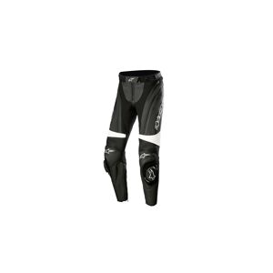 Pantalón Alpinestars Mujer Missile V3 Leather Negro Blanco  3130522-10