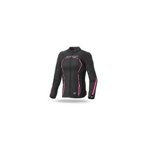 Chaqueta Seventy Mujer Sd-Jr67 Invierno Racing Negro Rosa  SD21067063