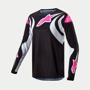 Camiseta Alpinestars Mujer Fluid Blanco Negro  3782724-12