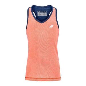 Camiseta Babolat Play Naranja Azul Oscuro Mujer -  -M