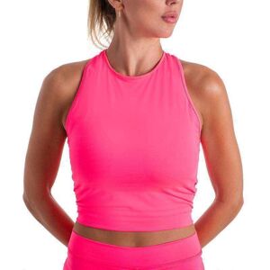 Camiseta BB Basica Corta Rosa Fluor -  -XL