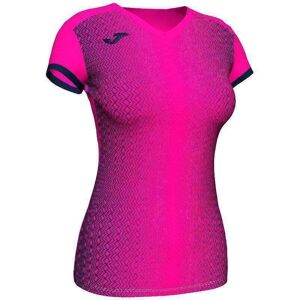 Camiseta Joma Supernova Rosa Fluor Marino Mujer