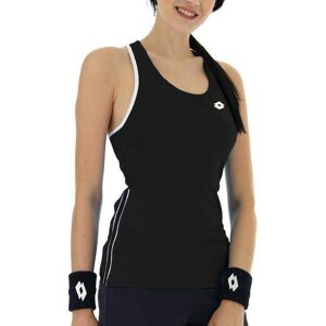 Camiseta Lotto Squadra II Negro Mujer