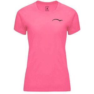 Camiseta PadelPoint Tournament Rosa Fluor Mujer