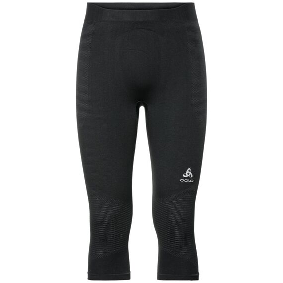 ODLO PERFORMANCE WARM SUW BOTTOM 3 4 PANT BLACK CONCRETE GREY XS