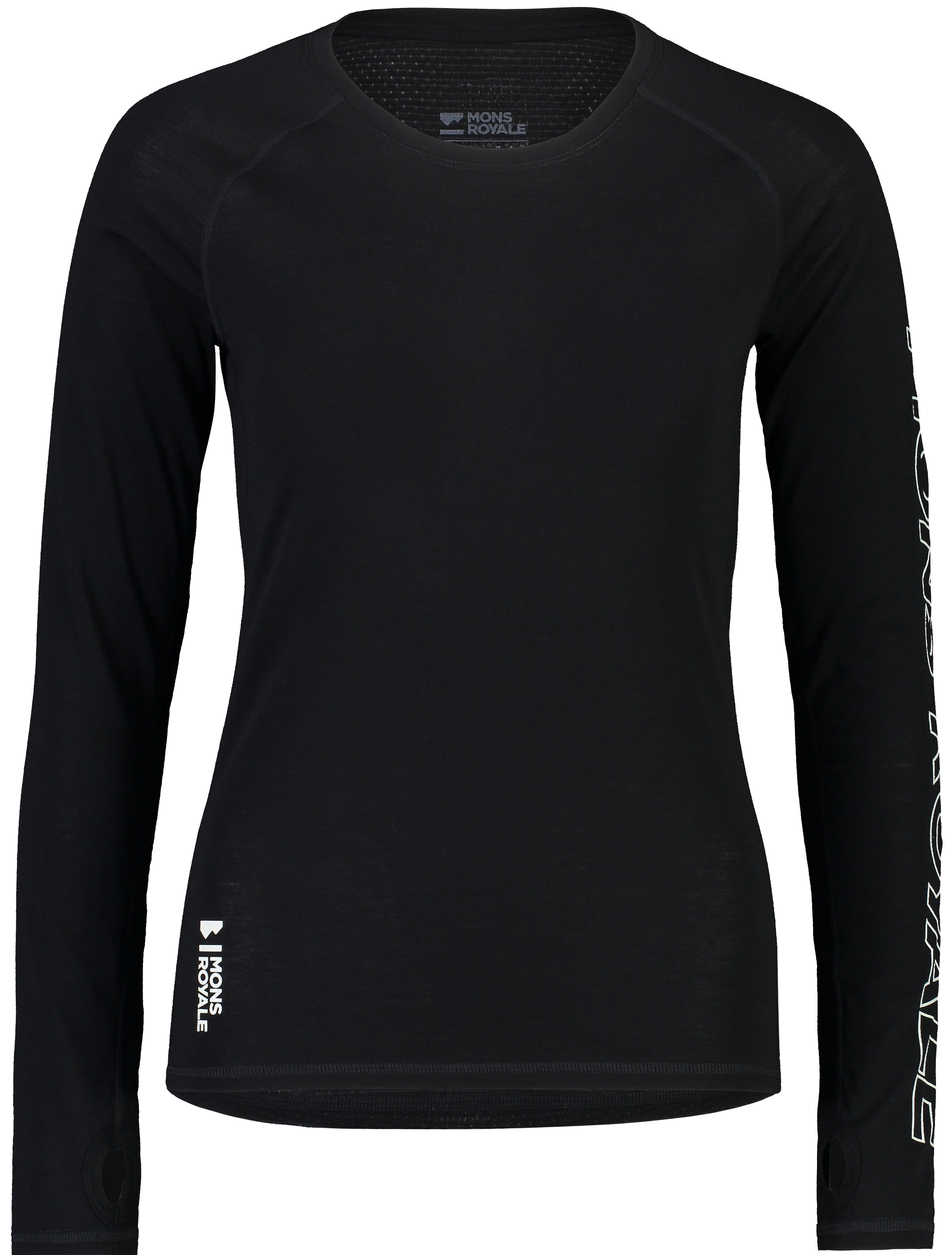 MONS ROYALE BELLA TECH LS BLACK XS