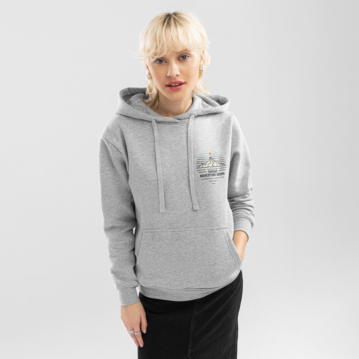 Sudadera amplia con capucha - Loose Fit - para Mujer Siroko Cumbre-W