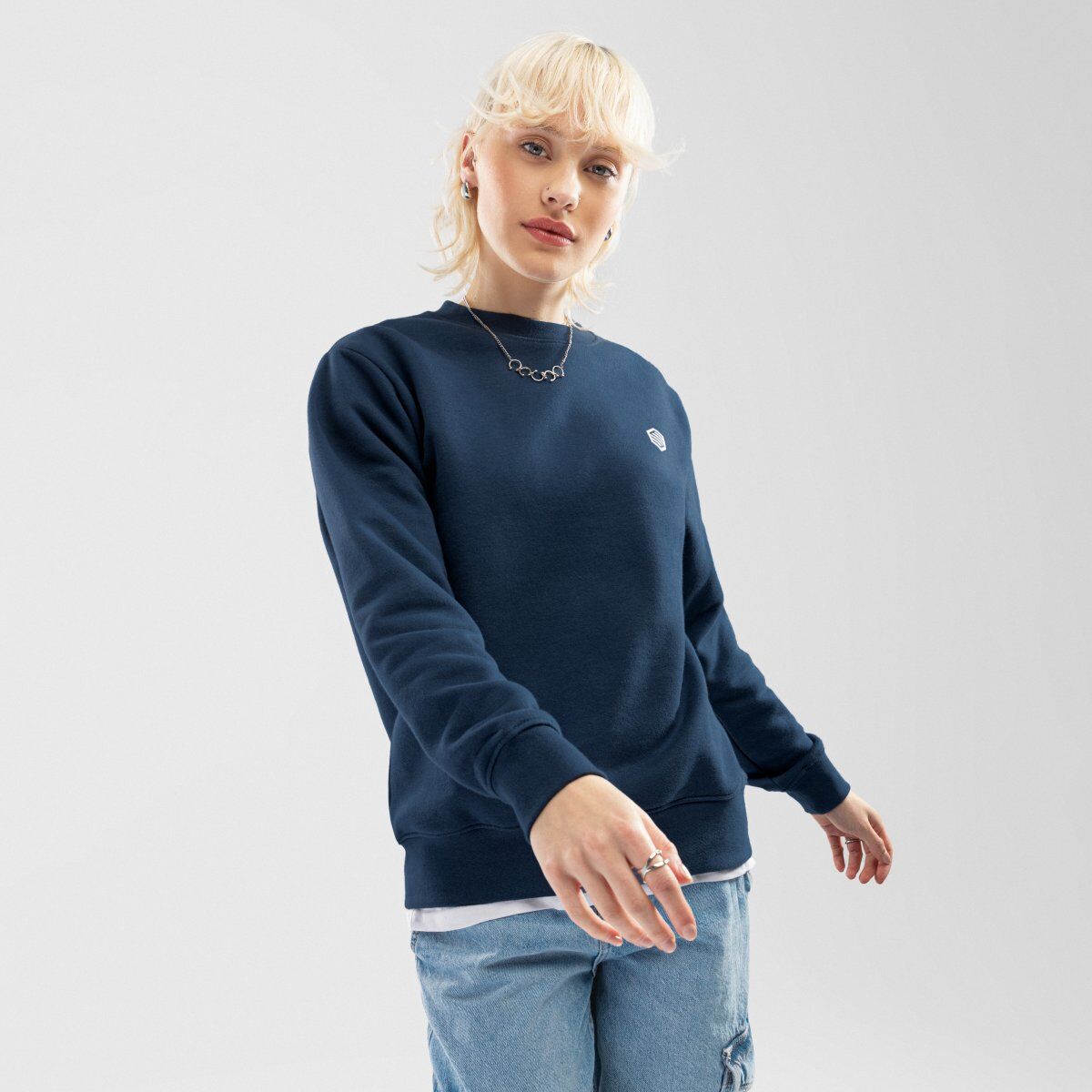 Sudadera sin Capucha con Cuello Redondo para Mujer Siroko Connect-W (XXL)