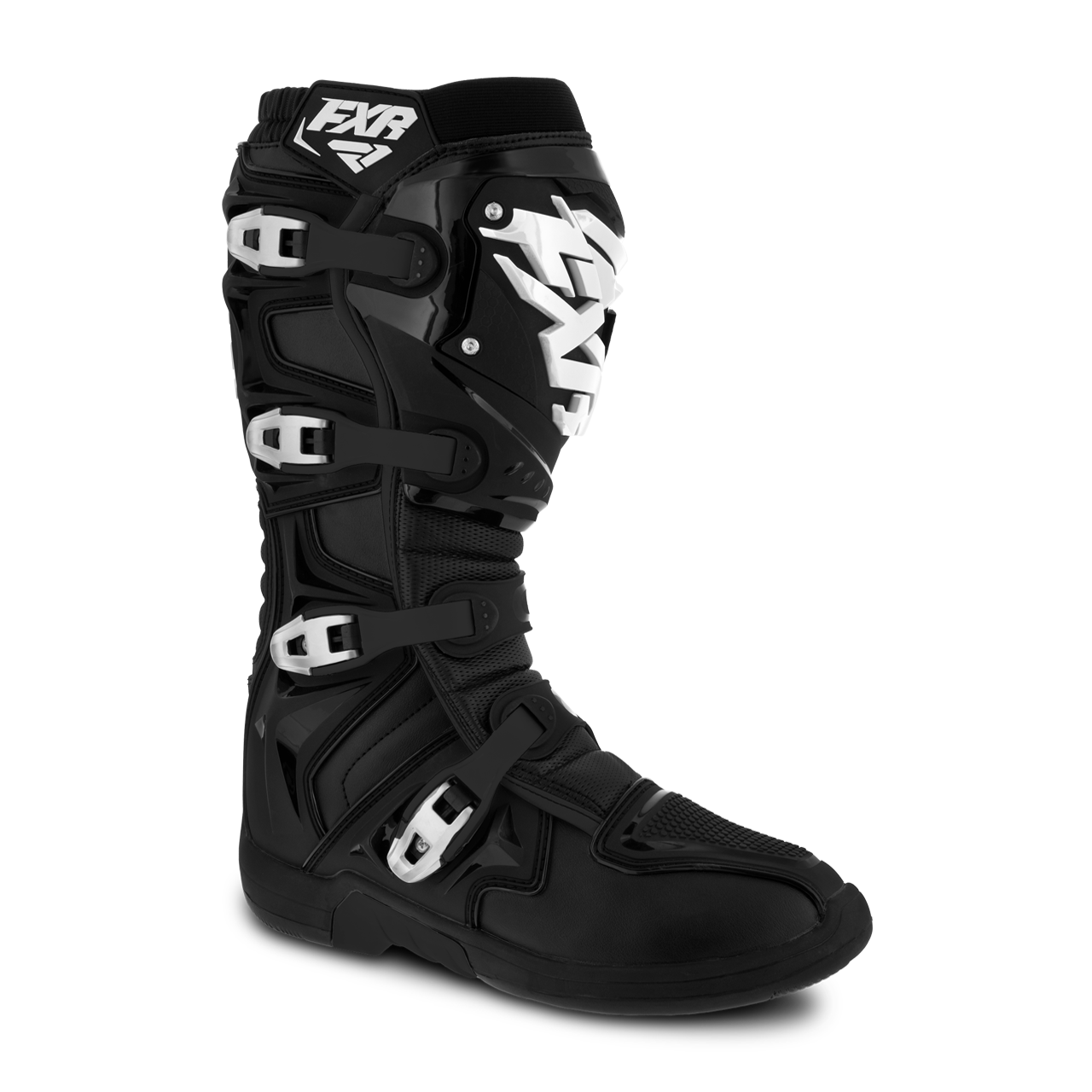 FXR Botas de Cross  Factory Ride Negras