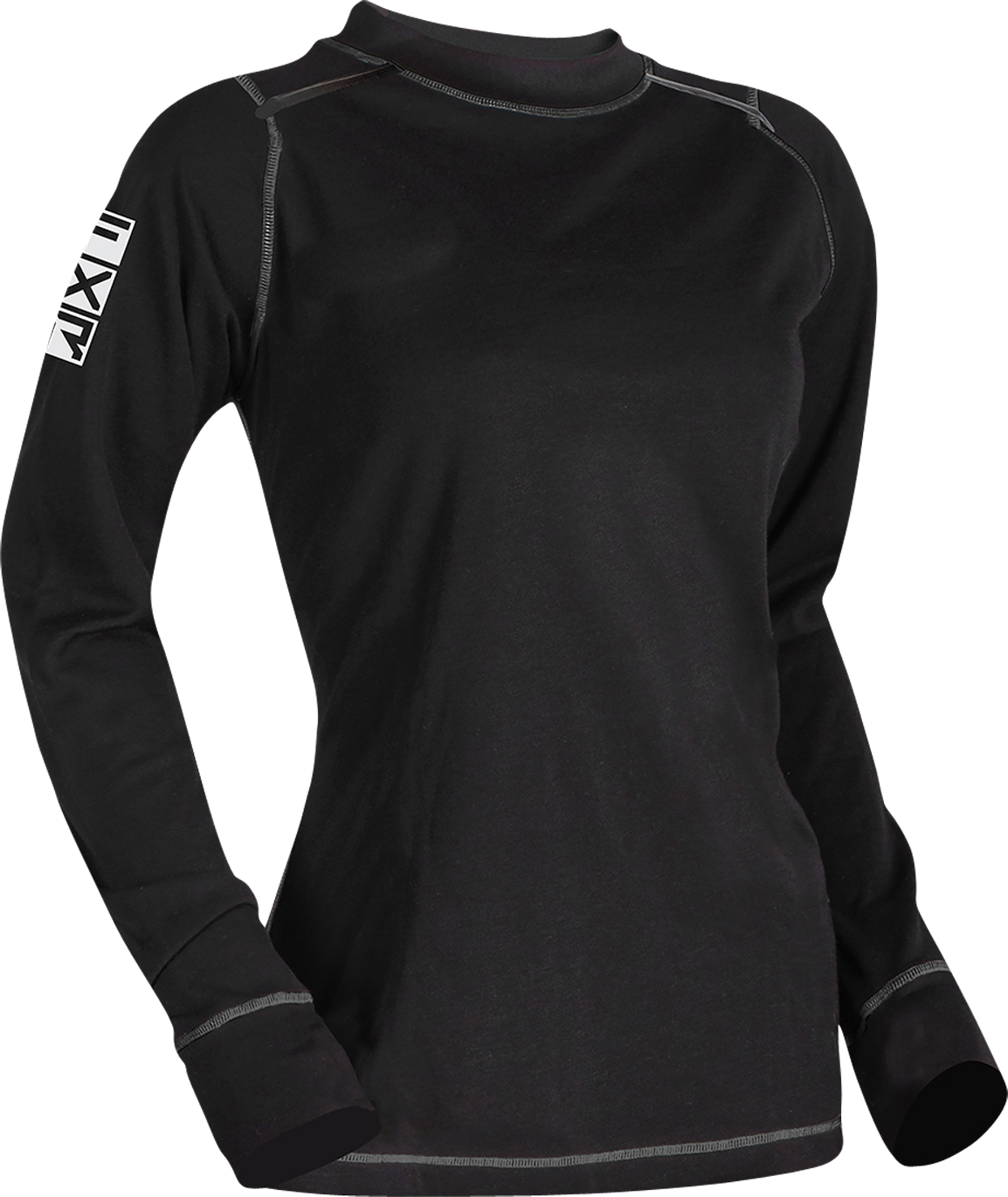 FXR Camiseta Técnica  Tenacious Manga Larga Mujer Negra