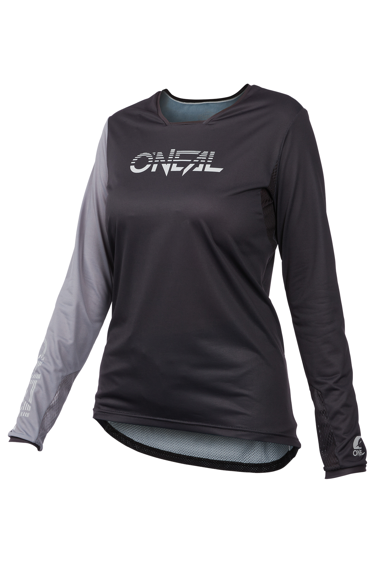 O'Neal Camiseta de MTB para Mujer  ELEMENT HYBRID V.23 Negro-Gris