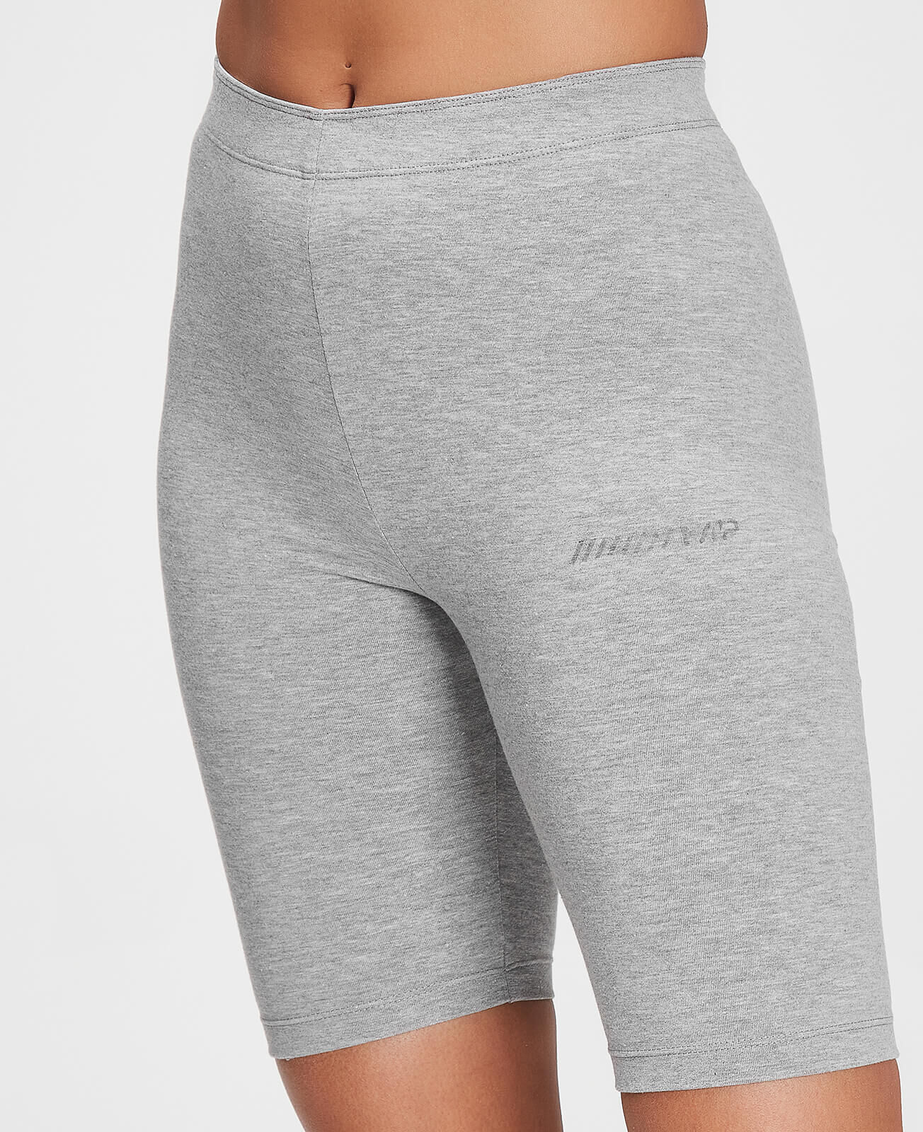 Mp Pantalón corto de ciclismo Tonal Graphic para mujer de  - Gris jaspeado - XXS