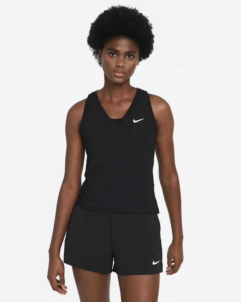 Camiseta sin mangas de tennis Nike NikeCourt Negro para Mujeres - CV4784-010