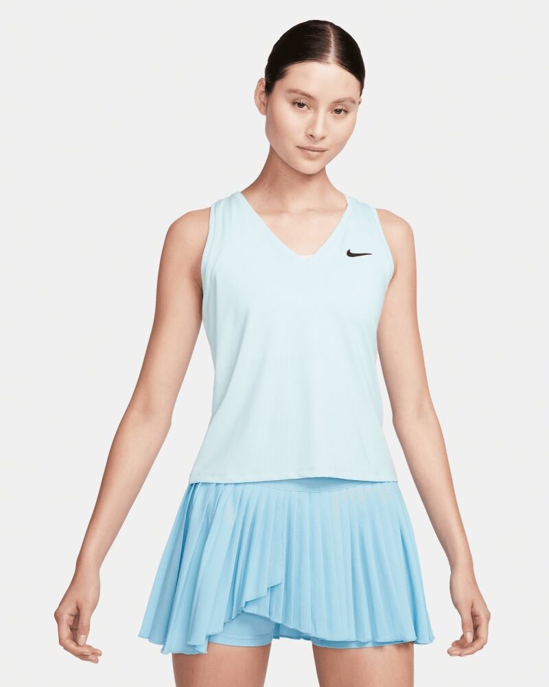 Camiseta sin mangas de tennis Nike NikeCourt Azul Mujer - CV4784-474