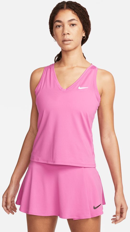 Camiseta sin mangas de tennis Nike NikeCourt Rosado para Mujeres - CV4784-665