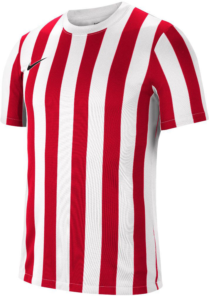 Camiseta Nike Striped Division IV Blanco y Rojo para Mujeres - CW3816-104