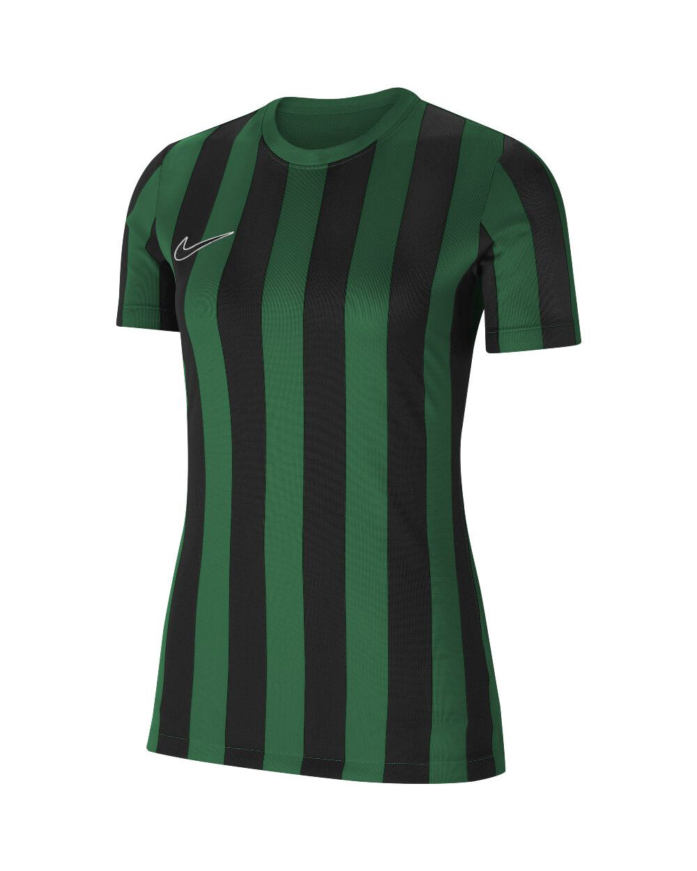Camiseta Nike Striped Division IV Verde y Negro para Mujeres - CW3816-302