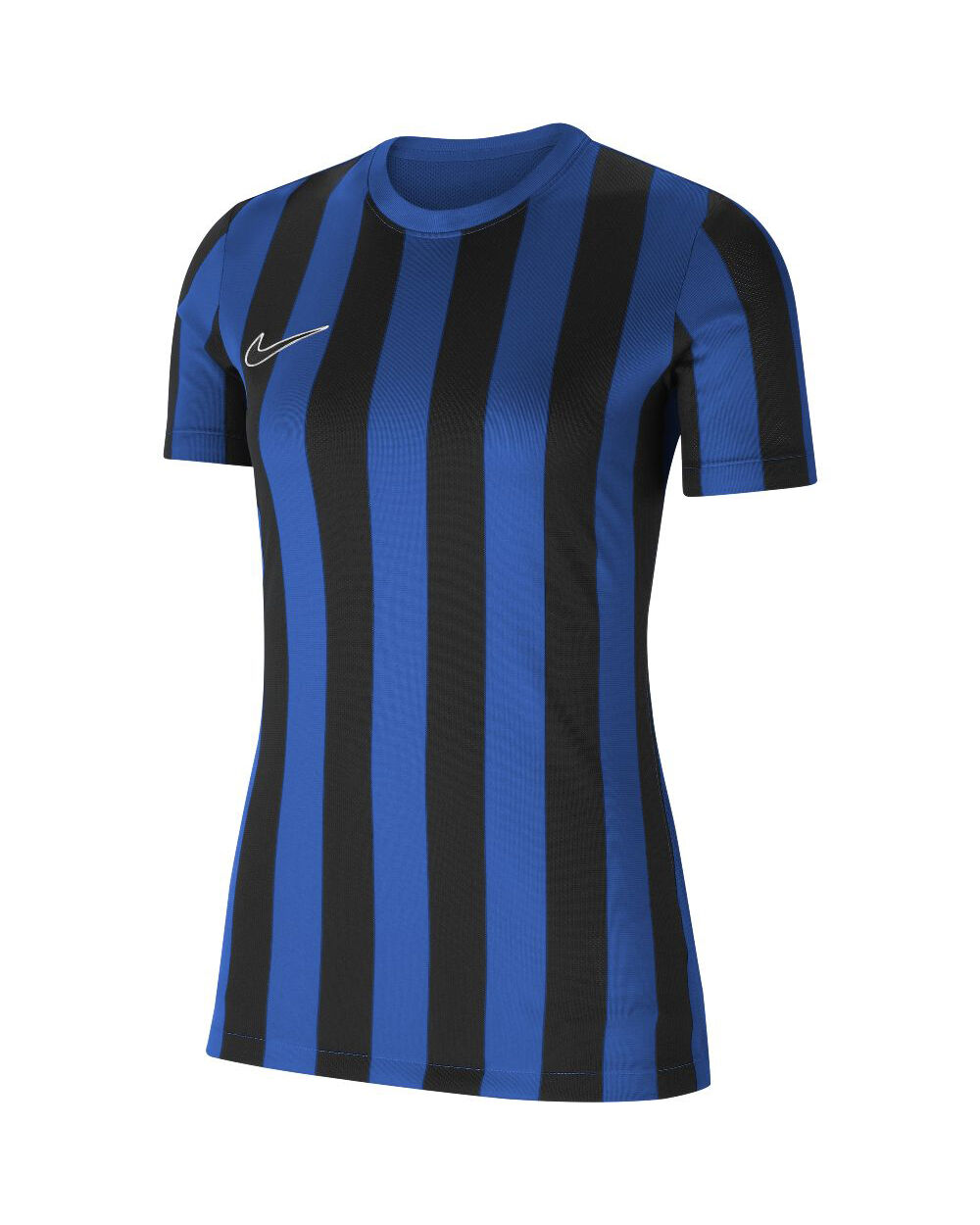 Camiseta Nike Striped Division IV Azul Real y Negro para Mujeres - CW3816-463
