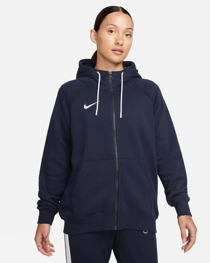 Sudadera con zip y capucha Nike Team Club 20 Azul Marino para Mujeres - CW6955-451