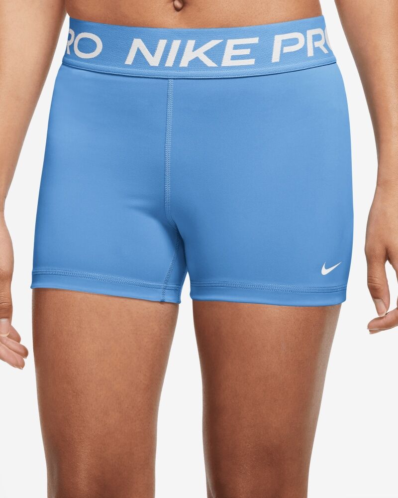 Pantalón corto Nike Nike Pro Azul y Blanco Mujer - CZ9857-412