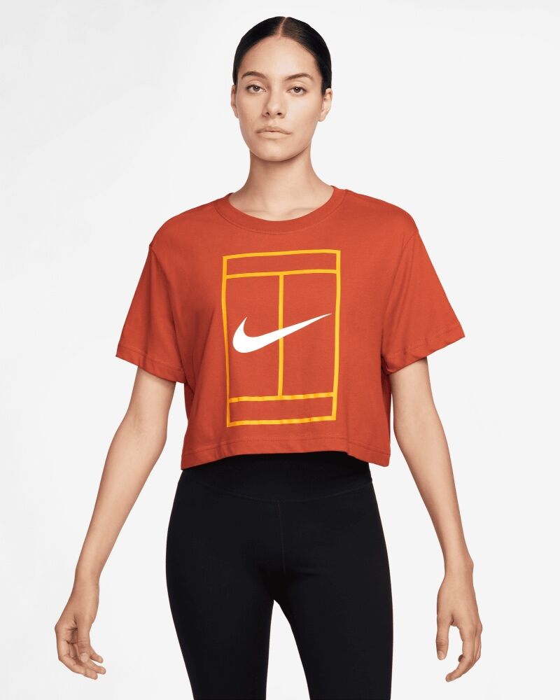 Camiseta Nike Heritage Naranja Mujer - FQ6611-811