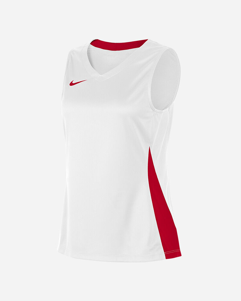 Camiseta de baloncesto Nike Team Blanco y Rojo para Mujeres - NT0211-103