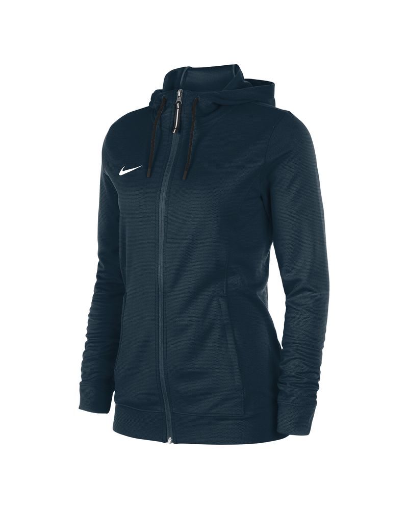 Chaqueta con capucha de basket Nike Team Azul para Mujeres - NT0214-451