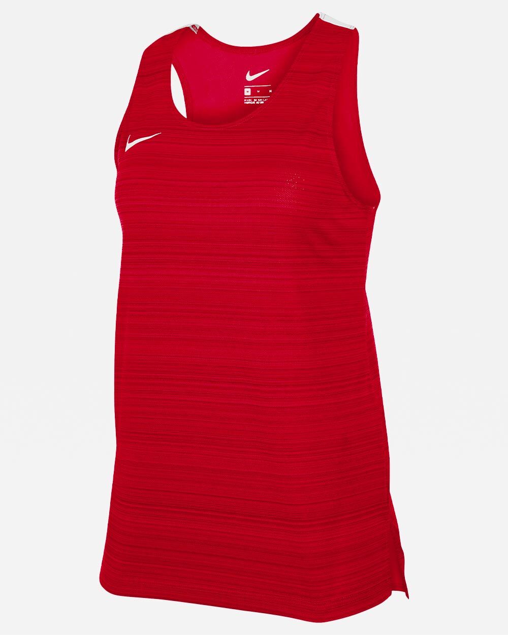 Camiseta sin mangas de running Nike Stock Rojo Mujeres - NT0301-657
