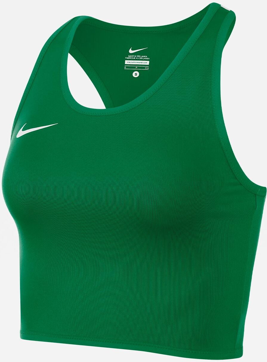 Camiseta sin mangas de running Nike Stock Verde para Mujeres - NT0312-302