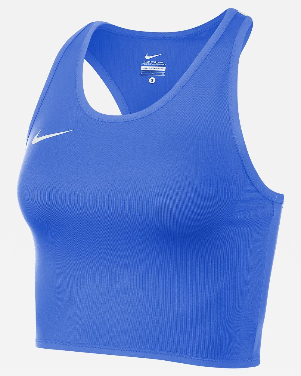 Camiseta sin mangas de running Nike Stock Azul Real Mujeres - NT0312-463