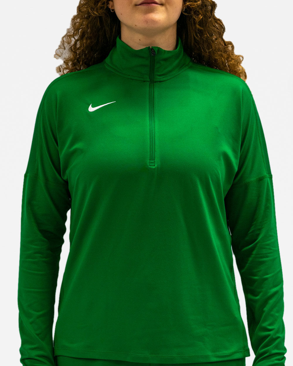 Partes de arriba con 1/2 Zip Nike Dry Element Verde para Mujeres - NT0316-302