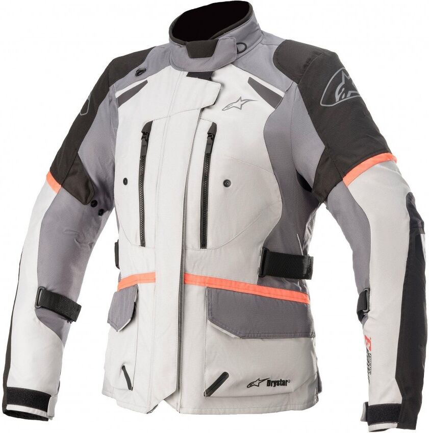 Chaqueta Alpinestars Mujer Stella Andes V3 Drystar Gris Negro  3217521-9193