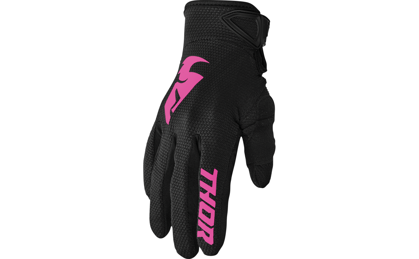 Guantes Mujer Thor Sector Negro Rosa  33310244
