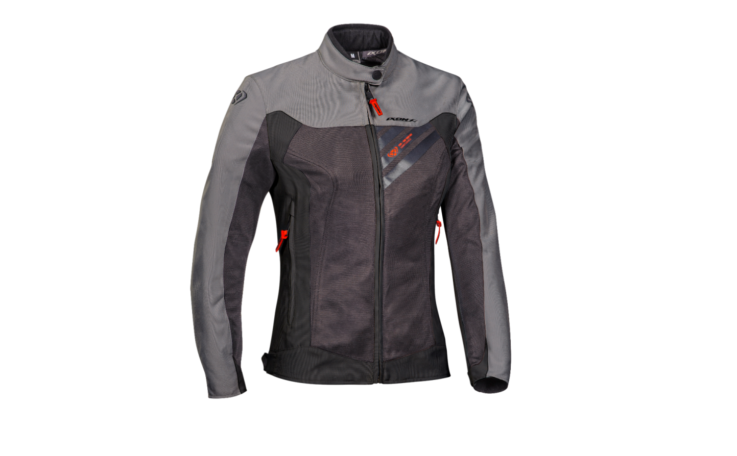 Chaqueta Ixon Mujer Orion Antracita Gris Rojo  100102044-4050