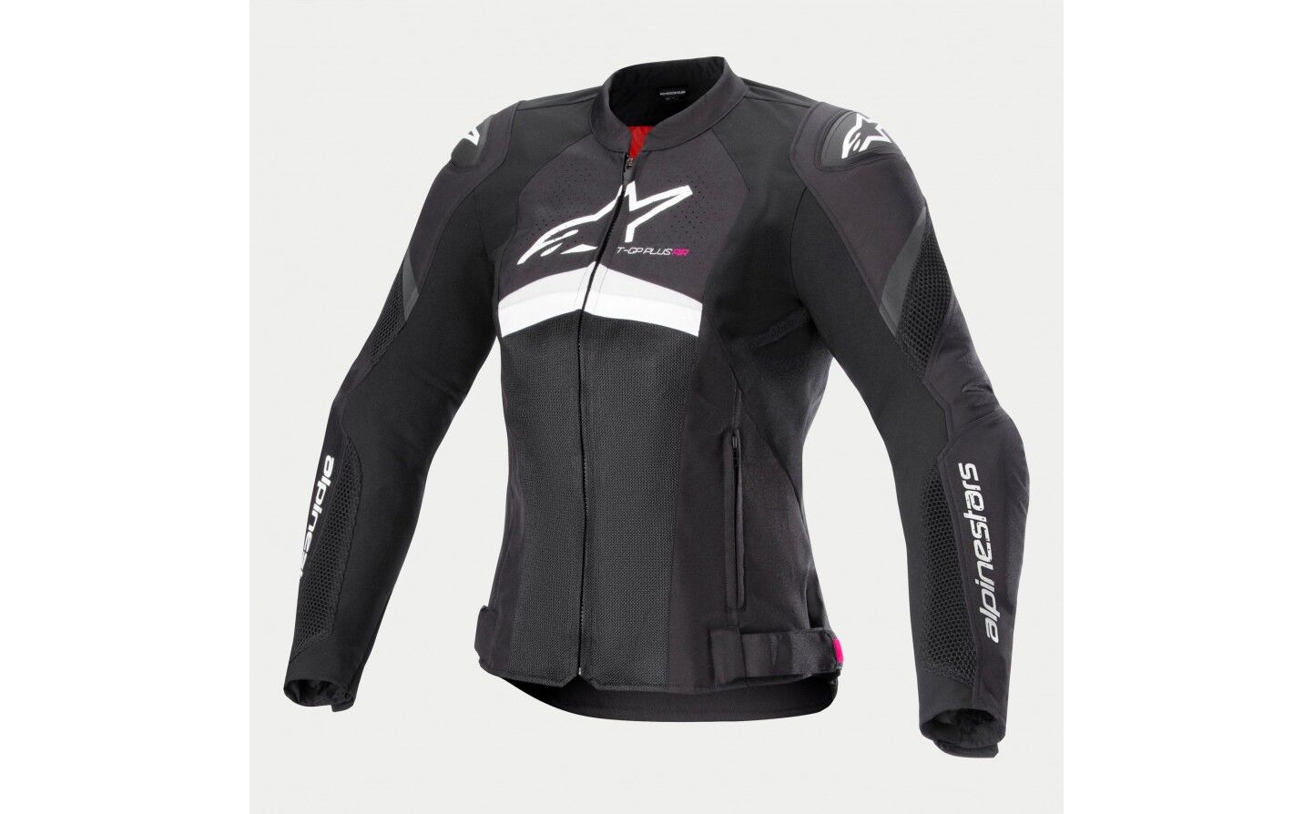 Chaqueta Alpinestars Mujer T-Gp Plus R V4 Airflow Blanco Negro  3310624-12