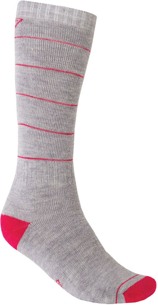 Klim Hibernate Ladies Socks Calcetines para señoras - Gris Rojo (M)