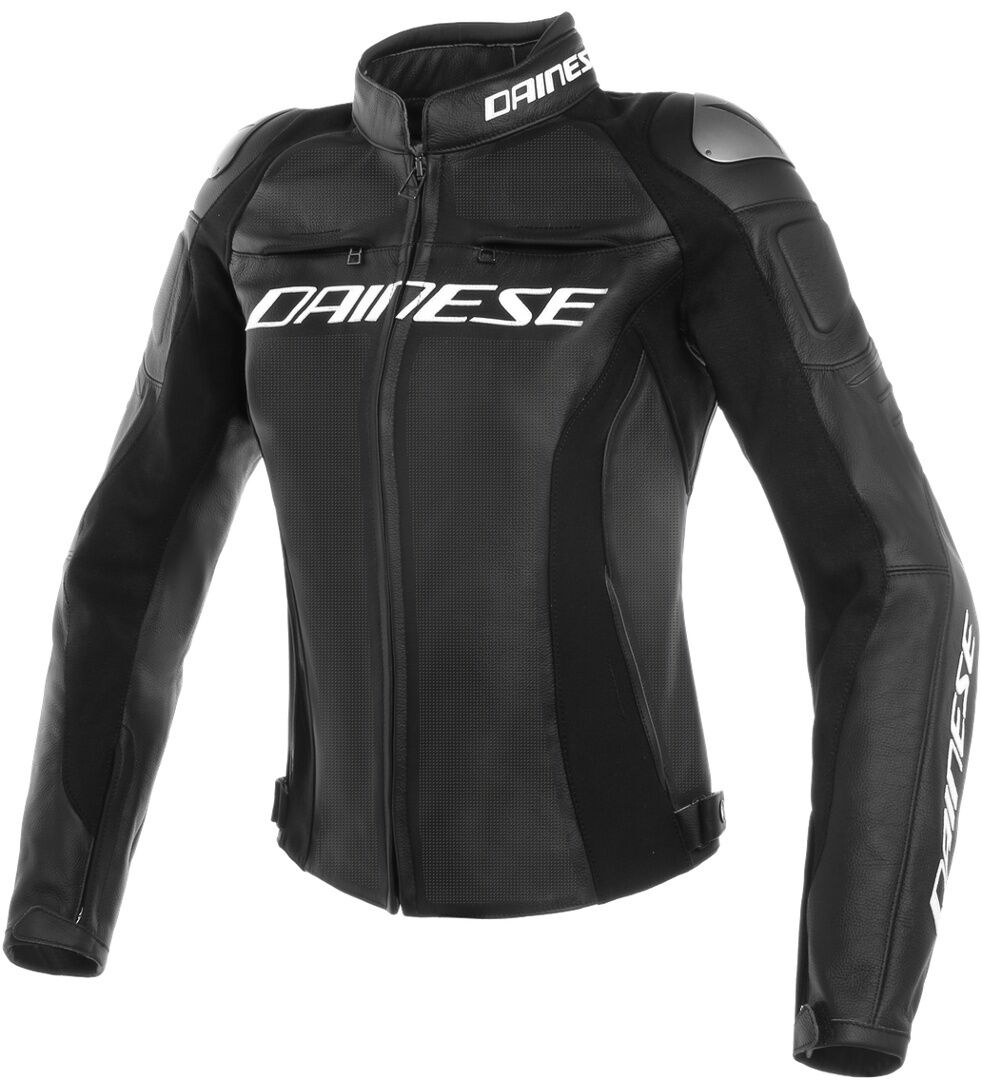 Dainese Racing 3 Perforado de las señoras chaqueta de cuero moto