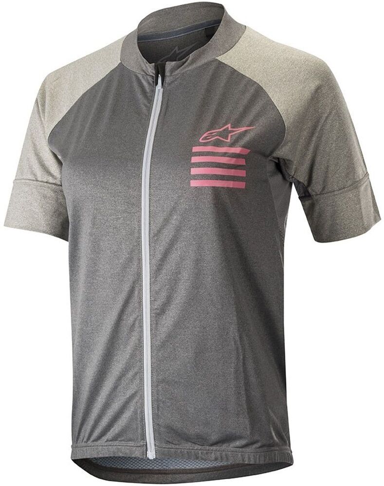 Alpinestars Stella Trail Full Zip SS Ladies Bicycle Jersey - Gris