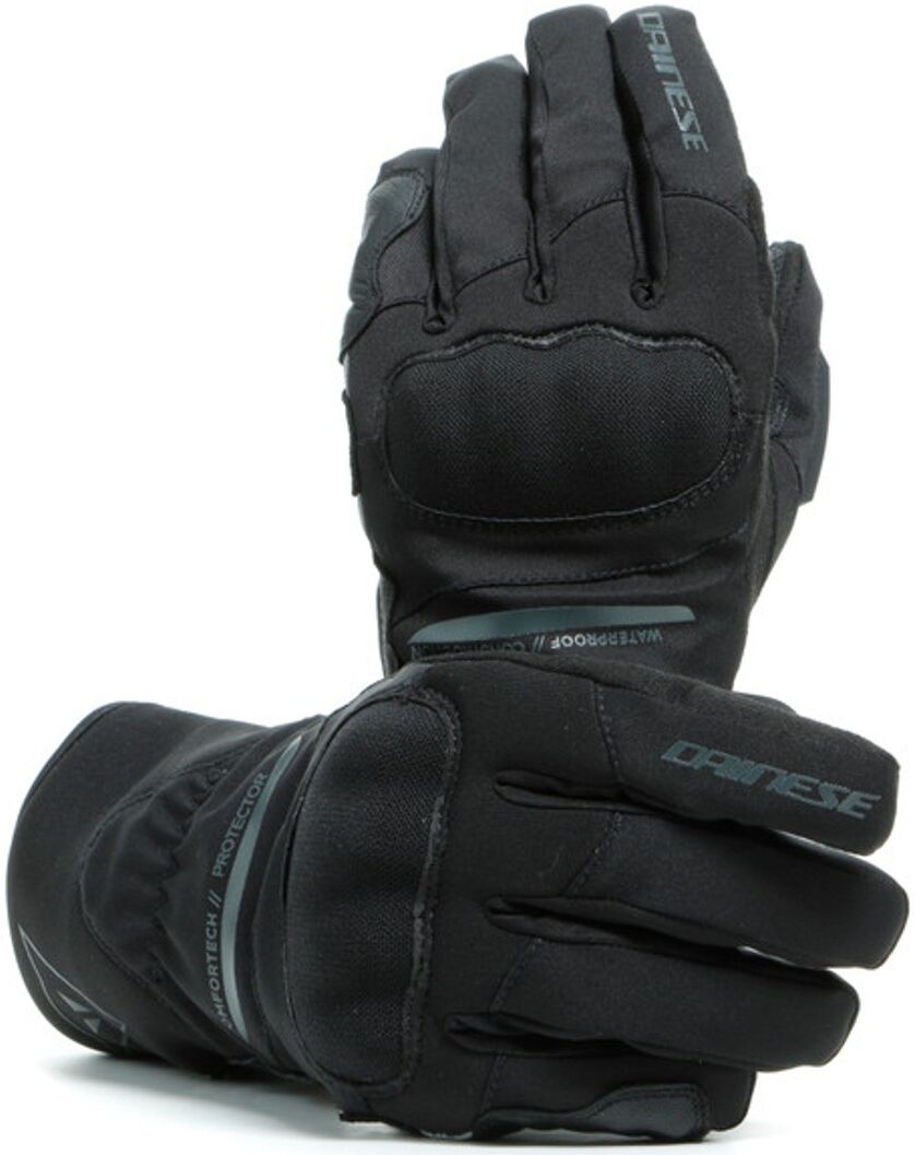 Dainese Aurora D-Dry impermeable Damas Guantes de motocicleta - Negro (XS)